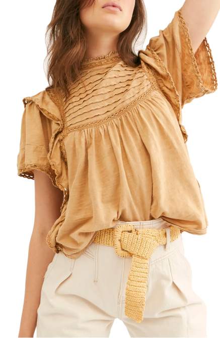 STYLECASTER | Nordstrom Sale Tops 2020 | brown flowy top