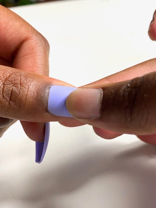 hot to apply press on nails