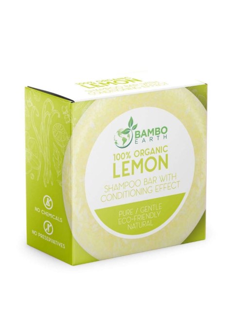 Bamboo Earth Solid Shampoo Bar With Conditioner Effect
