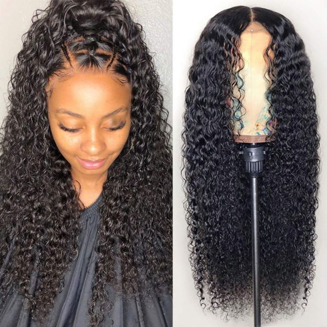 Cynosure Brazilian Kinky Curly Lace Frontal Wig