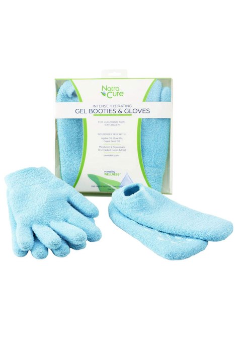 NatraCure Moisturizing Gel Booties and Gloves Set