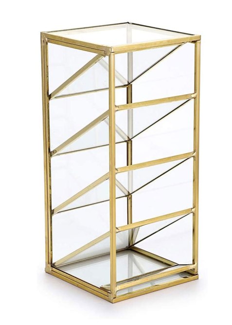 Hipiwe Vintage Gold Metal Desk Organizer