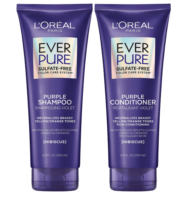 L'Oreal Paris EverPure Brass Toning Purple Sulfate Free Shampoo