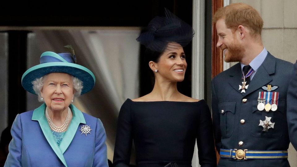 Queen Elizabeth II, Meghan Markle & Prince Harry