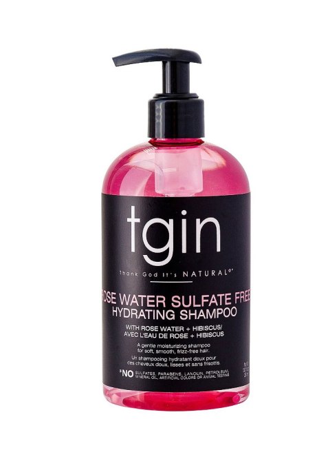 tgin Rose Water Sulfate-Free Hydrating Shampoo