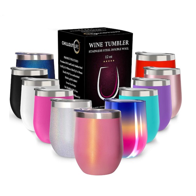 CHILLOUT LIFE 12 oz Stainless Steel Tumbler