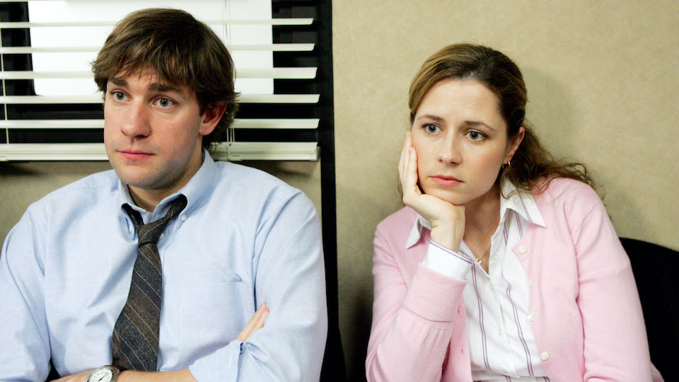 Jim & Pam in The Office - 2005