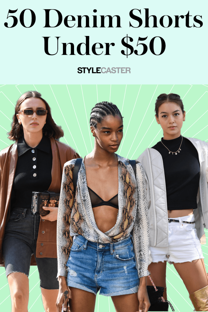 STYLECASTER | jean shorts outfit | best denim shorts | cheap jean shorts | affordable jean shorts | flattering jean shorts | jean shorts body type | jean shorts summer outfit casual 