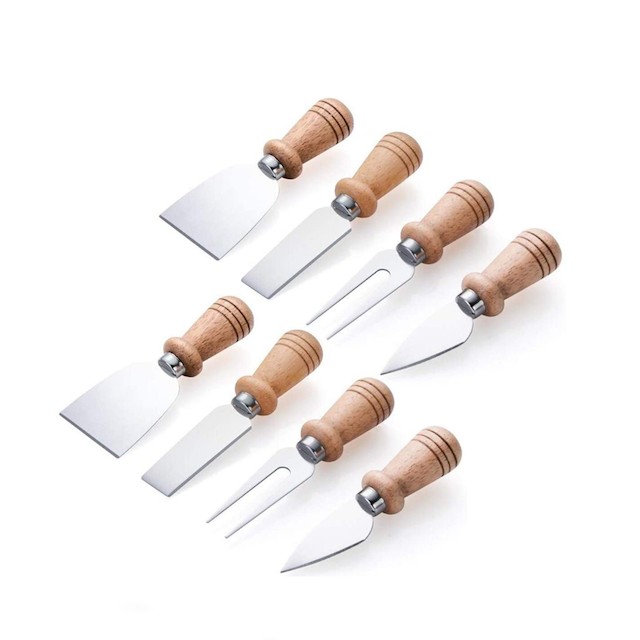 Bekith 8 Pieces Set Travel Cheese Knives