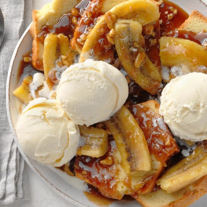 STYLECASTER | july 4th slow cooker recipes | slow cooker bananas foster