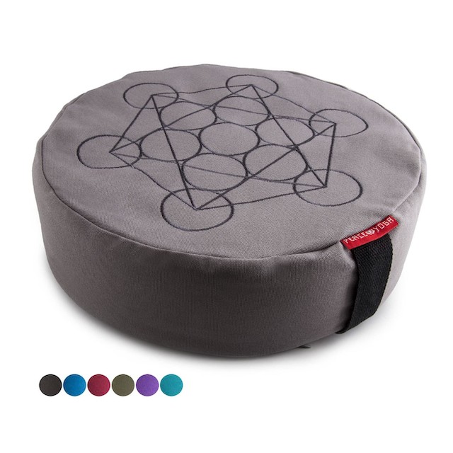 Yoga Meditation Buckwheat Bolster Pillow Cushion