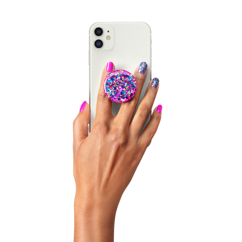 PopSockets confetti party nails