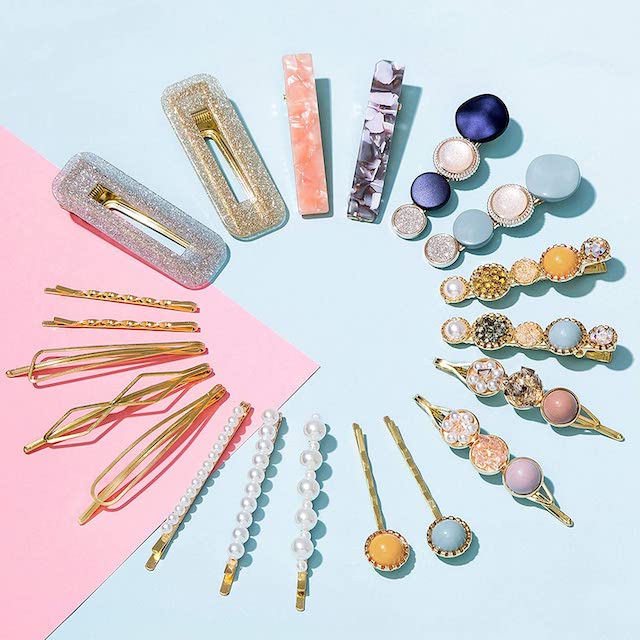 20 Pcs Macaron Hair Clips