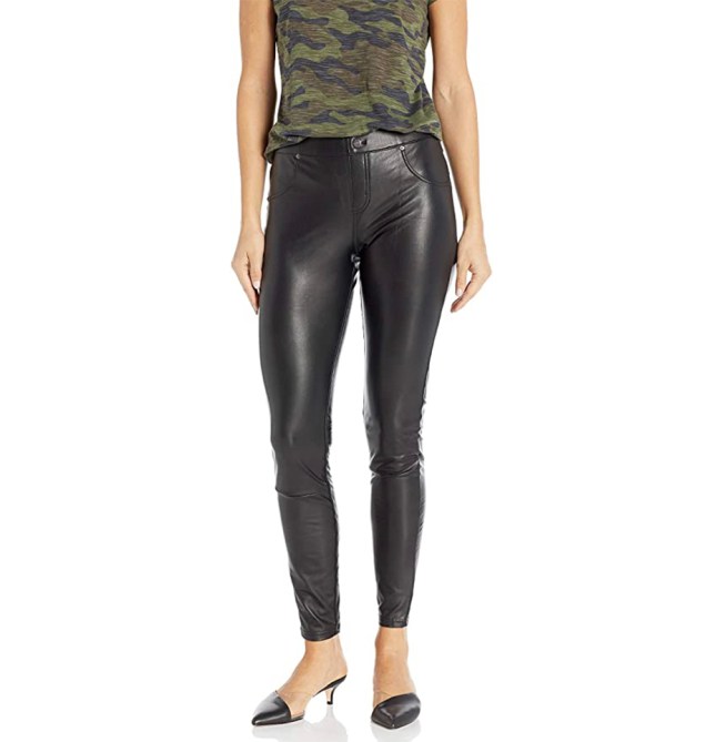 STYLECASTER | best faux leather leggings 