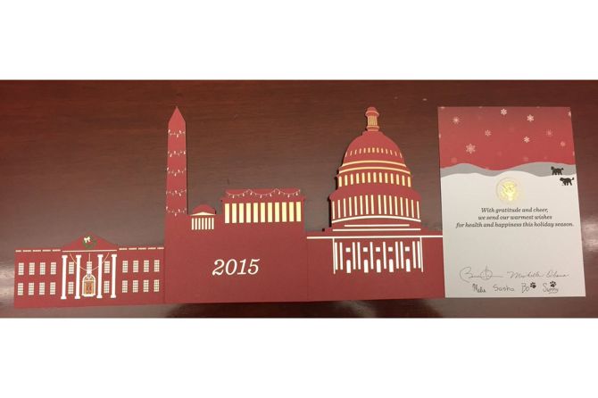 Obama Christmas Card 2015