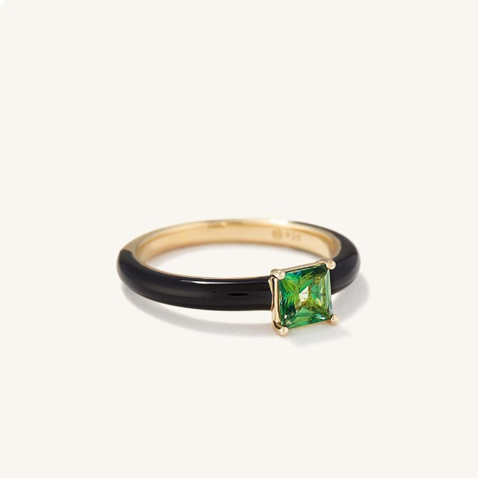 STYLECASTER | Mejuri Enamel Rings