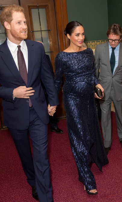 Meghan Markle, Prince Harry at Royal Albert Hall in 2019