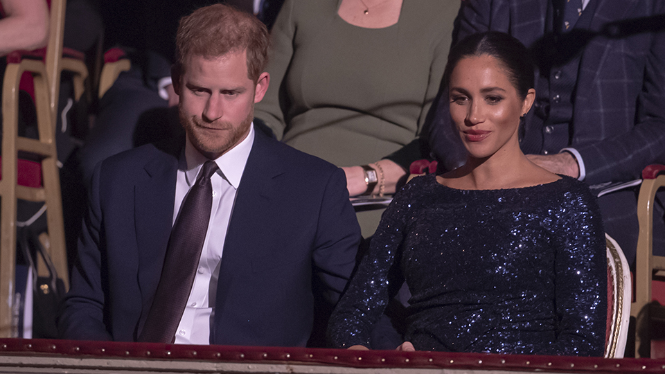 Meghan Markle, Prince Harry at Royal Albert Hall in 2019
