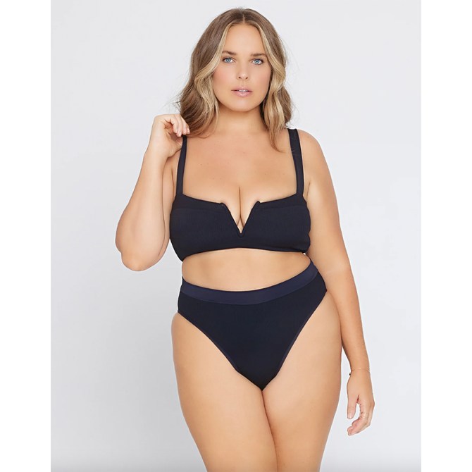 Ribbed Frenchi Bikini Bottom