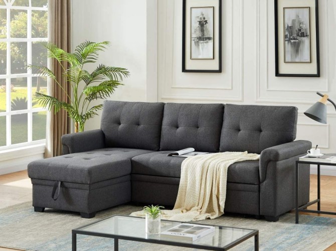 Lilola Home Lucca Reversible Sectional Sofa