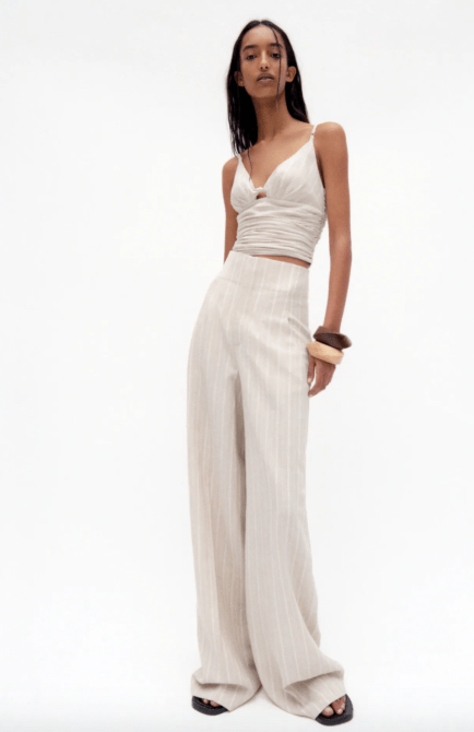 STYLECASTER | Emily Ratajkowski Zara Skirt