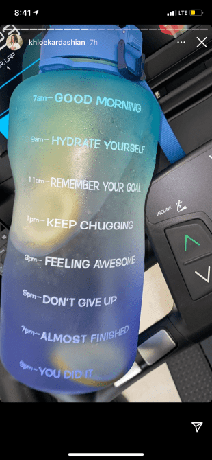 STYLECASTER | Khloé Kardashian Water Bottle Amazon