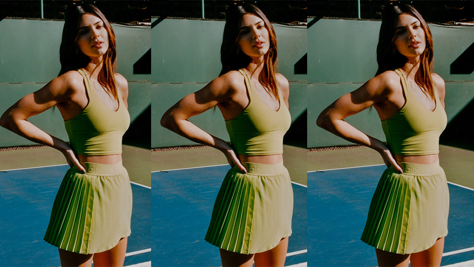STYLECASTER | Kendall Jenner Alo Yoga Tennis Outfit