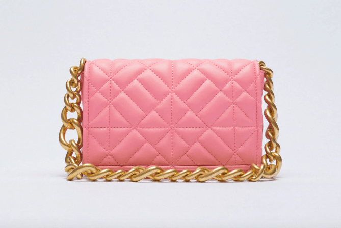 STYLECASTER | Zara Quilted Shoulder Bag