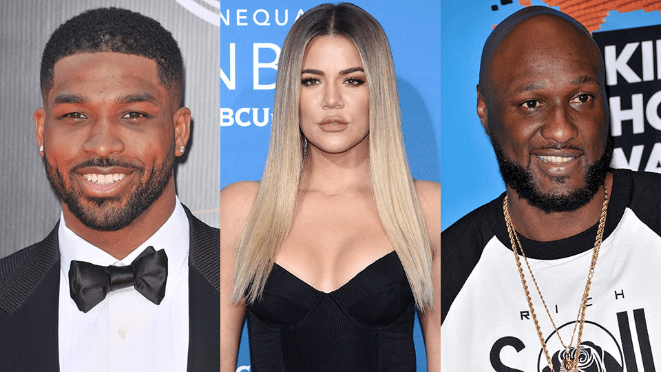 Tristan Thompson, Khloe Kardashian, Lamar Odom