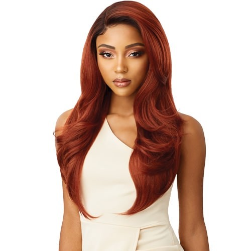 ebony copper wig