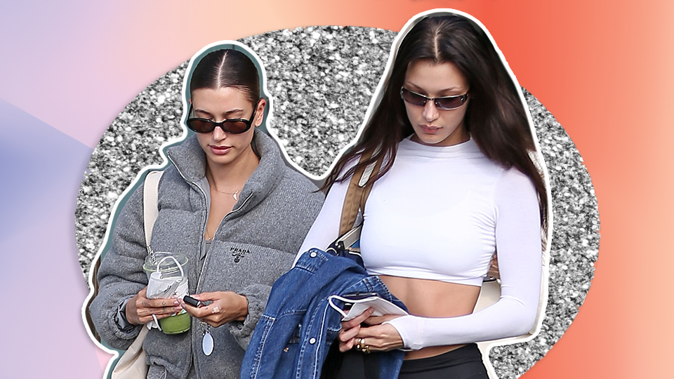 STYLECASTER | Bella Hadid Hailey Bieber Leggings