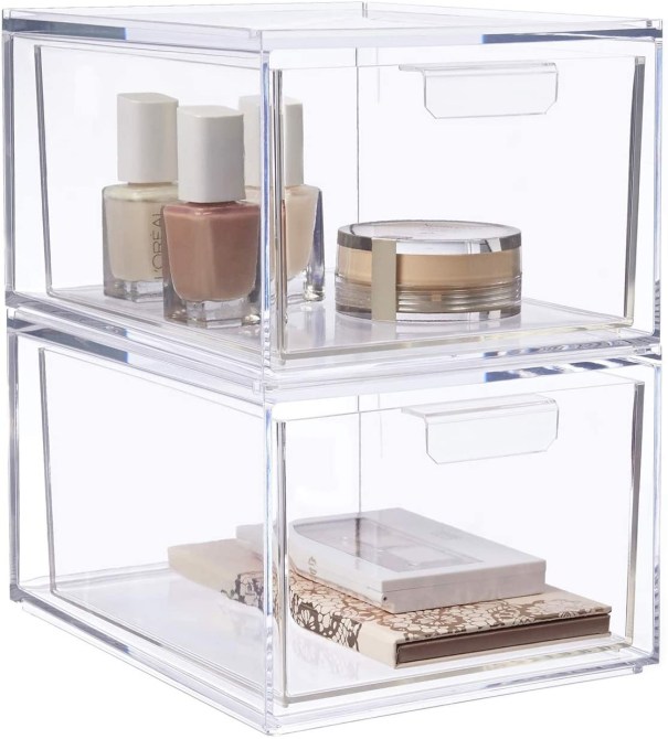STORi Audrey Stackable Cosmetic Organizer Drawers Amazon