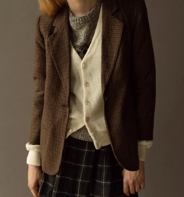 Urban Renewal Vintage Plaid Blazer Urban Outfitters