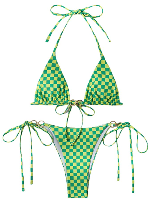 STYLECASTER | Dua Lipa Crochet Bikini