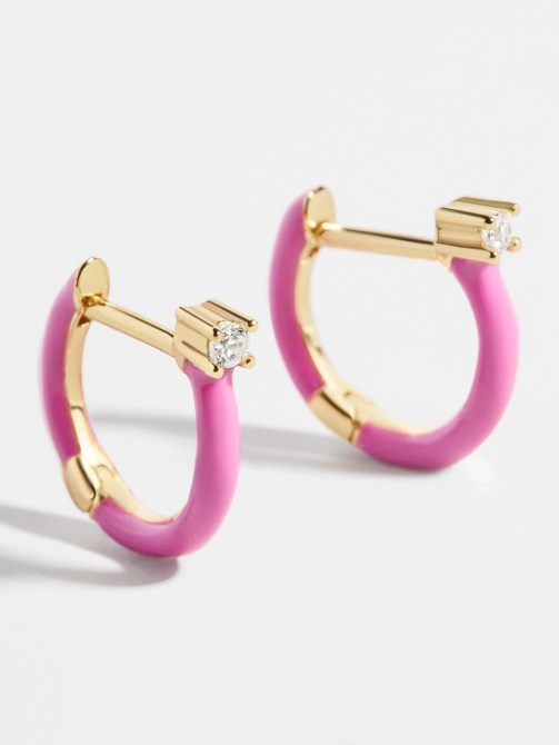 Mabel 18k Gold Huggie Earrings