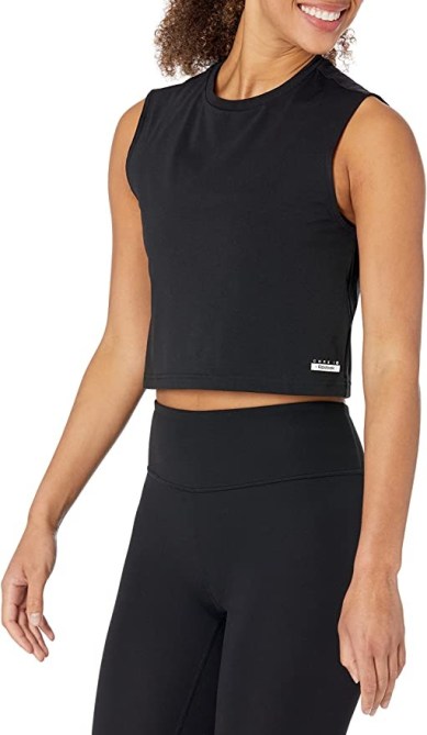 Core 10 by Reebok Crop Fitted Muscle Tank Amazon