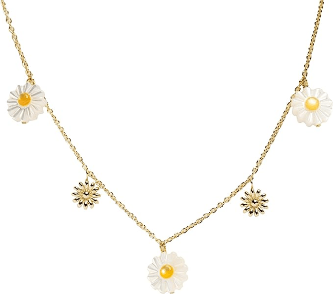 Local Eclectic The Summer I Turned Pretty Daisy Charm Necklace