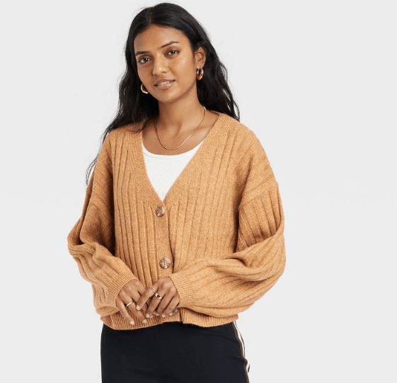 Women's Button-Front Cardigan