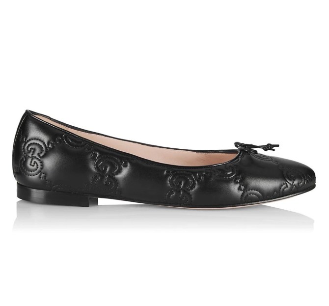 Gucci Quilted Leather Ballet Flats Saks Fifth Avenue