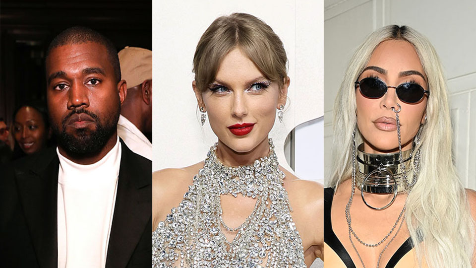 Taylor Swift Kim Kardashian Kanye West