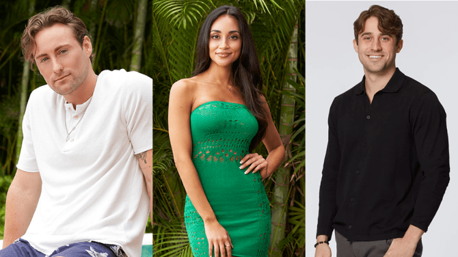 Victoria, Johnny, Greg, "Bachelor in Paradise" 2022