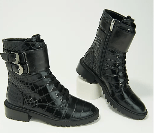 Vince Camuto Leather or Suede Lace-Up Boots