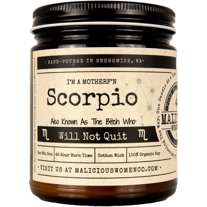 Malicious Women Candle Co - Scorpio