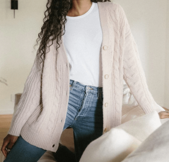 Cable Cocoon Cardigan