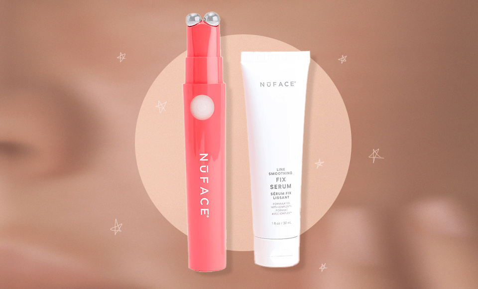 Image: NuFACE; Adobe. Design: Sasha Purdy / StyleCaster