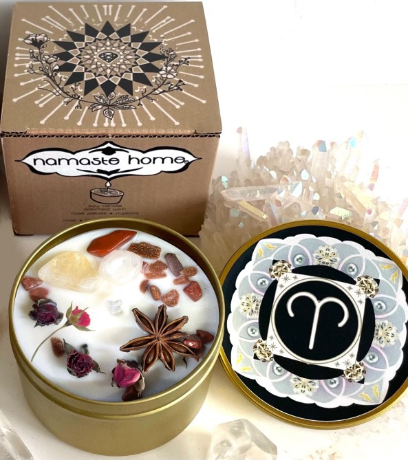 NamasteHomeTM Aries Candle Etsy 
