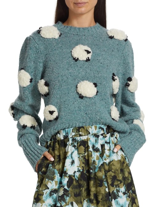 Sea Samira Wool Sheep Sweater Saks Fifth Avenue