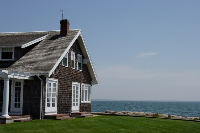 Cute traditional Cape Building on the coast of Cape Cod