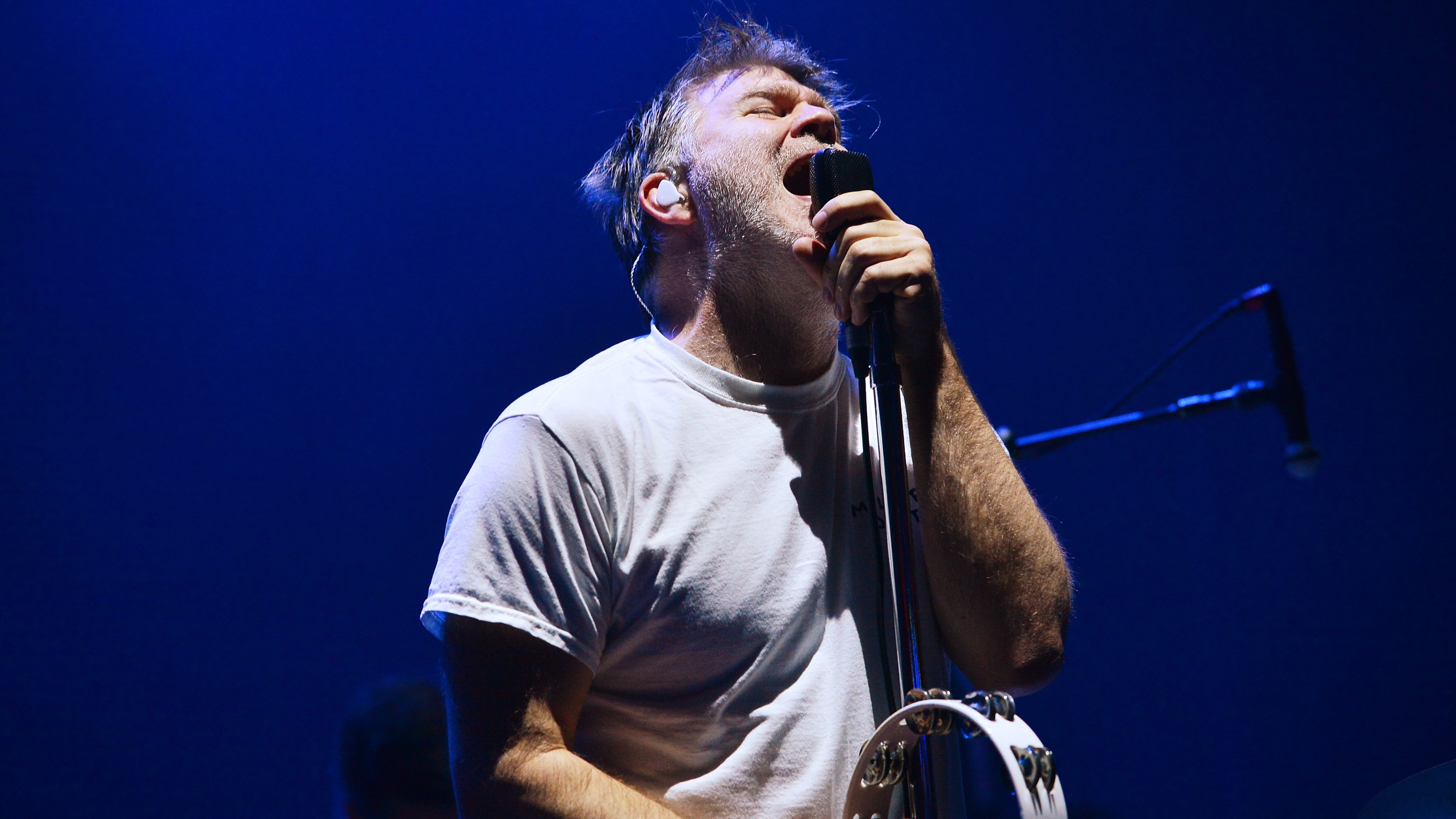 LONDON, ENGLAND - JUNE 29: James Murphy of LCD Soundsystem performs live at O2 Academy Brixton on June 29, 2022 in London, England. (Photo by Jim Dyson/Getty Images)