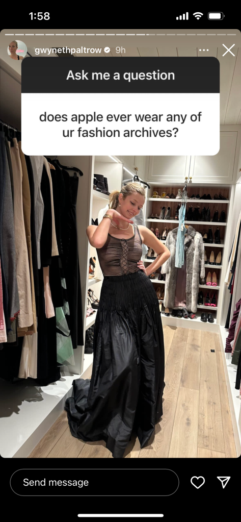 Gwyneth Paltrow daughter apple